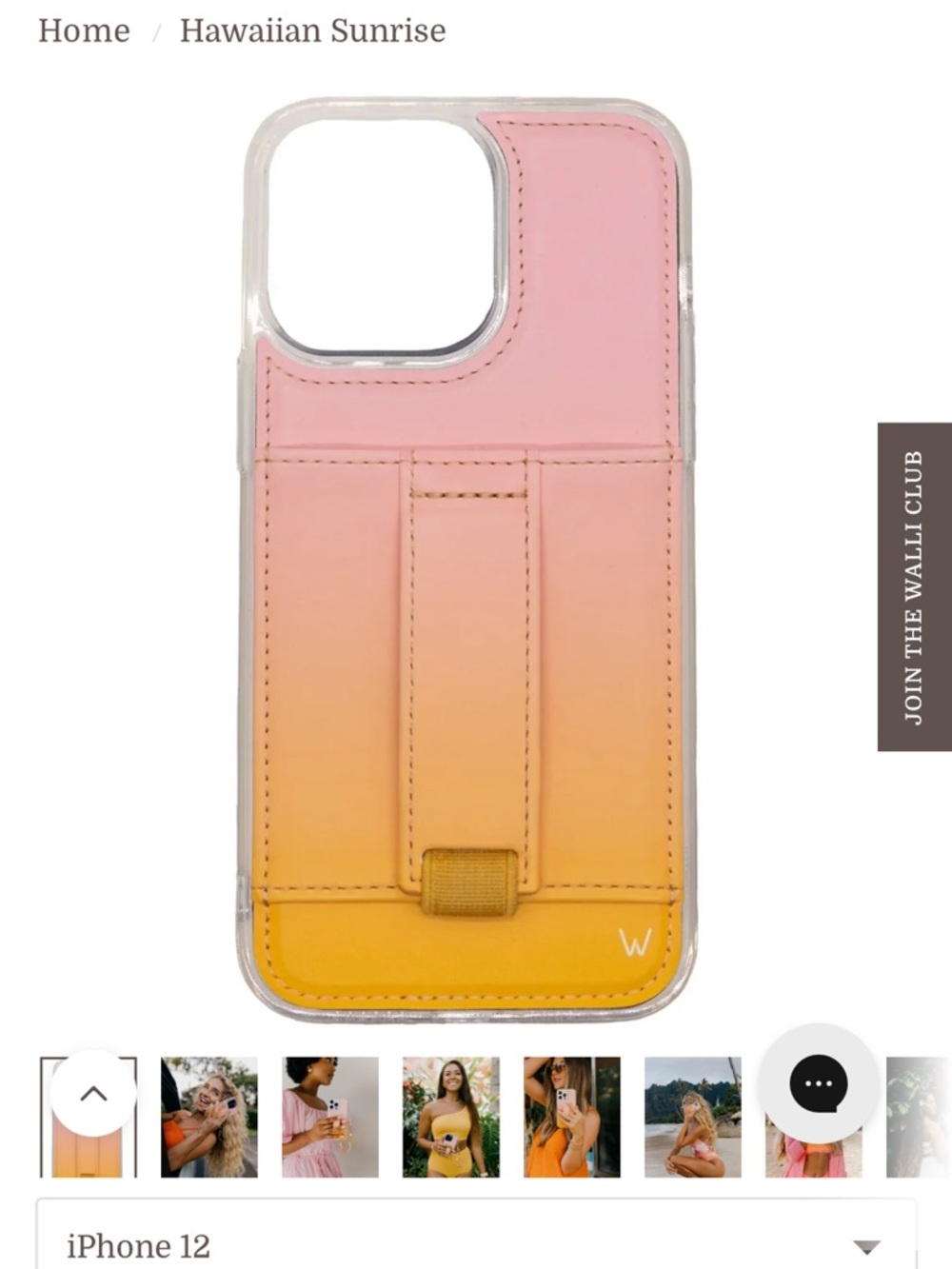 Walli Hawaiian Sunrise Phone Case for iPhone 12